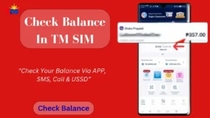 Check Your Balance Via APP, SMS, Call & USSD’ text on left. Mobile phone shows ₱357.00 balance and 62 MB / 54.07 GB data left.